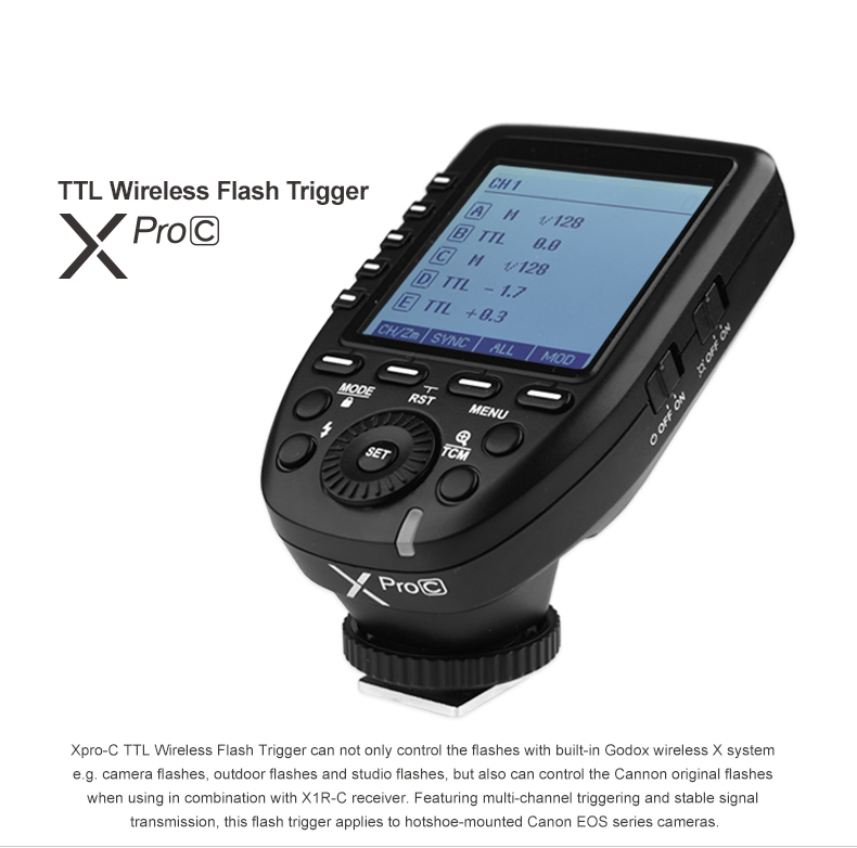 Godox Xpro TTL Wireless Flash Trigger
